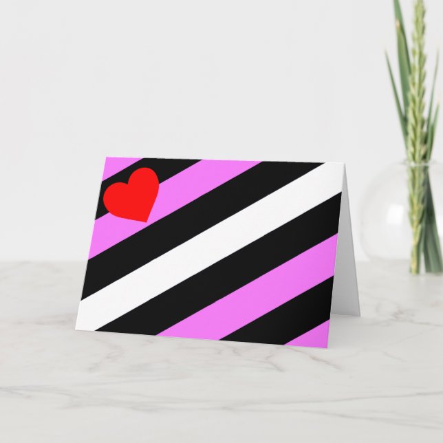 Cartes Pour Fêtes Annuelles Drapeau de fierté de fille de cuir (Devant)
