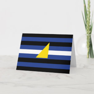 Cartes Pour Fêtes Annuelles Drapeau de fierté des sports aquatiques