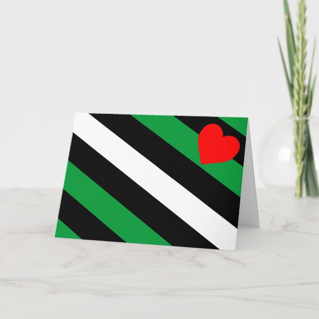 Cartes Pour Fêtes Annuelles Drapeau de fierté Leather Boi (Devant)