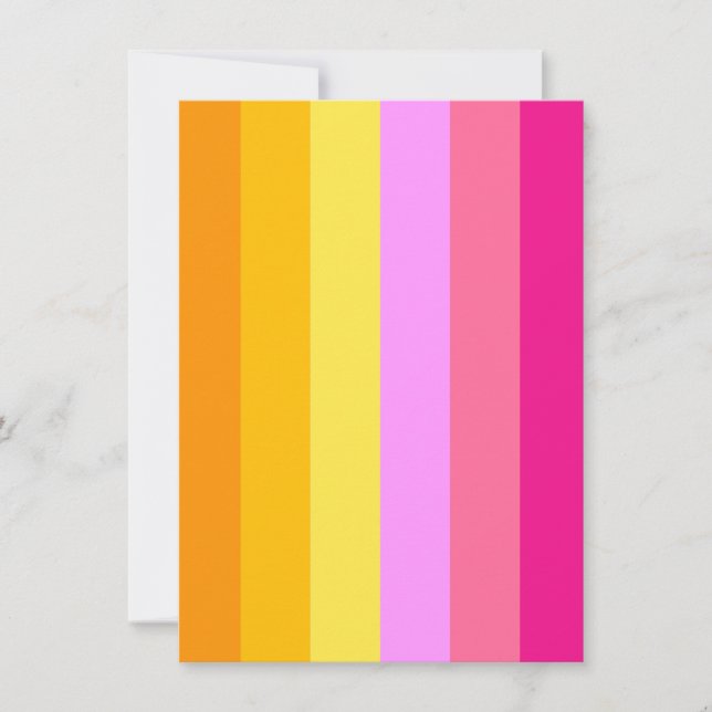 Cartes Pour Fêtes Annuelles Drapeau de fierté lesbienne (Aube) (Devant)