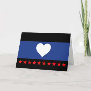 Cartes Pour Fêtes Annuelles Drapeau de la fierté du pied
