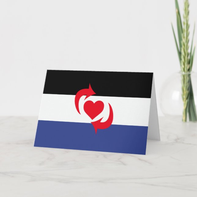 Cartes Pour Fêtes Annuelles Drapeau de la fierté Switch (Devant)