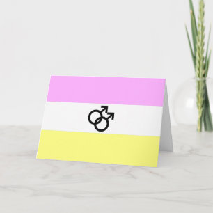 Cartes Pour Fêtes Annuelles Drapeau de la Fierté Twink