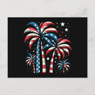 Cartes Pour Fêtes Annuelles Drapeau de l'été 4 juillet
