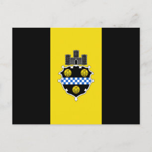 Cartes Pour Fêtes Annuelles Drapeau de Pittsburgh Pennsylvanie