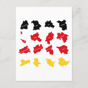 Cartes Pour Fêtes Annuelles Drapeau des États allemands