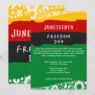 Cartes Pour Fêtes Annuelles Drapeau fantaisiste de la fête de la Liberté du 17