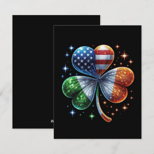 Cartes Pour Fêtes Annuelles Drapeau irlando-américain ST PATRICK