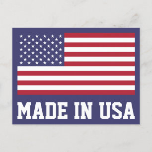 Cartes Pour Fêtes Annuelles Drapeau Patriotique Rouge Blanc Bleu Étoiles Et Fr