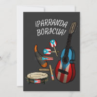 Drapeau Portoricain Parranda Boricua