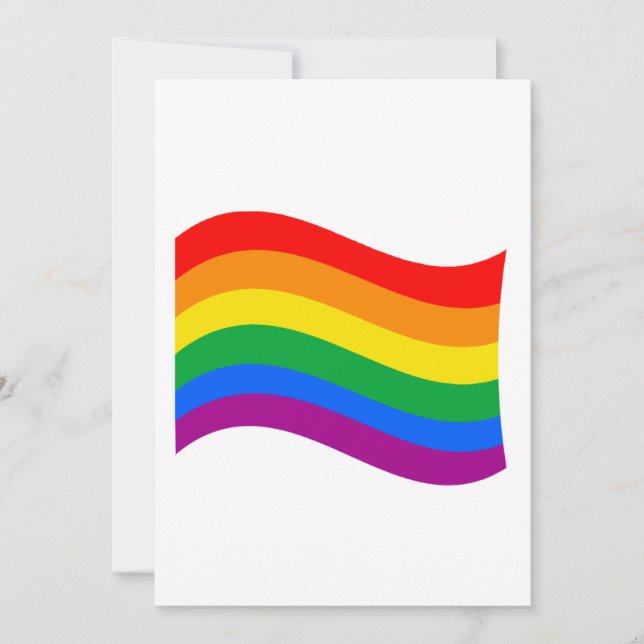 Cartes Pour Fêtes Annuelles Drapeau traditionnel LGBTQ+ Pride (Devant)