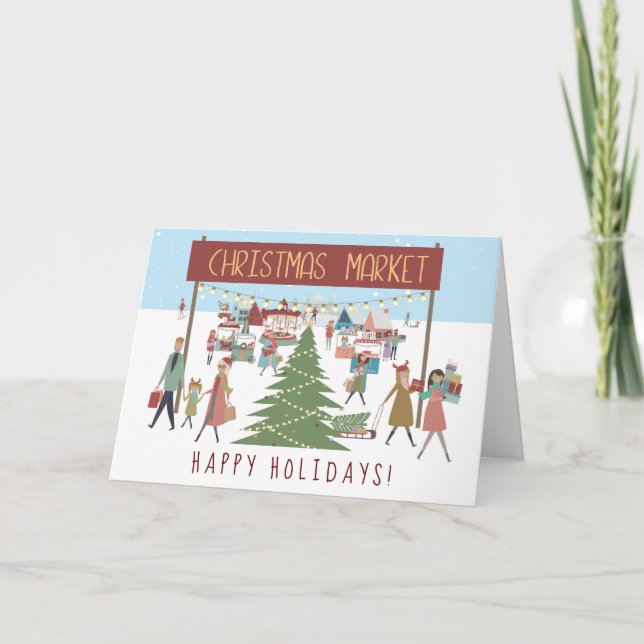 Cartes Pour Fêtes Annuelles Drawing de Christmas (Devant)