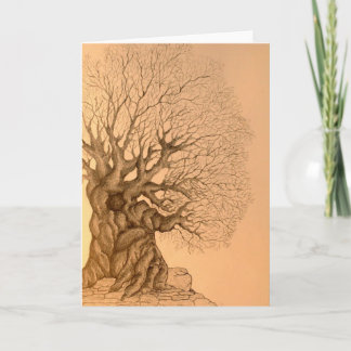 Cartes Pour Fêtes Annuelles Drawing de Tree