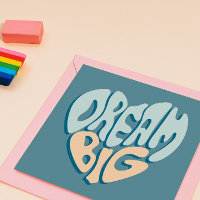 Dream Big : Coeur bleu du succès