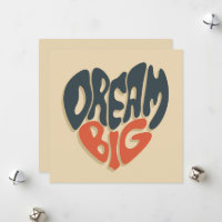 Dream Big : Félicitations Cool pour la graduation