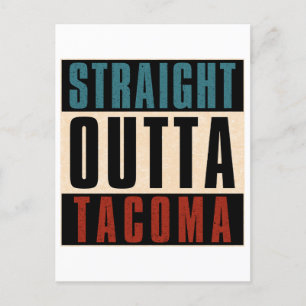 Cartes Pour Fêtes Annuelles Droit devant Tacoma Washington WA