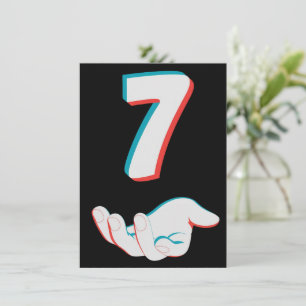 Cartes Pour Fêtes Annuelles Drôle 67 Six Sept Mème Couple Correspondant