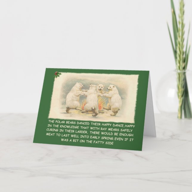 Cartes Pour Fêtes Annuelles Drôle bonnes fêtes (Devant)