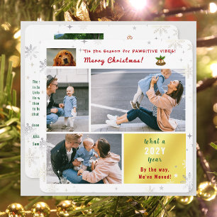 Cartes Pour Fêtes Annuelles Drôle Chien Chat Nous avons Déménagé Nouveau Accue