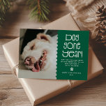 Cartes Pour Fêtes Annuelles Drôle 'Chien parti année' Photo pour animal de com<br><div class="desc">Vous cherchez la carte de vacances parfaite pour présenter votre bien-aimé furbaby - Ne cherchez plus! Ce carte photo moderne et humoristique fera sourire vos amis et votre famille. Customisez la carte avec le nom de votre animal de compagnie et votre nom de famille, ainsi qu'un message festif pour une...</div>