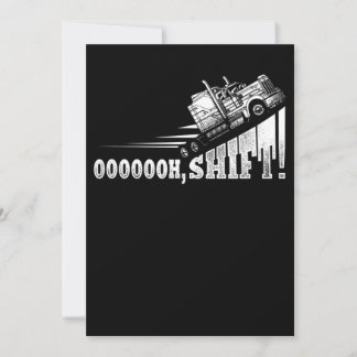 Cartes Pour Fêtes Annuelles Drôle Conducteur de camion Trucker cadeau