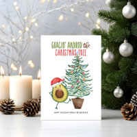 Drôle d'avocat de Noël Guacin' autour de l'arbre d