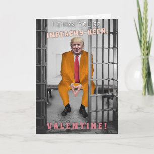 Cartes Pour Fêtes Annuelles Drôle de Donald Trump et sa Saint-Valentin