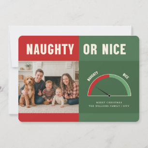 Cartes Pour Fêtes Annuelles Drôle de Noël en famille marrant ou gentil
