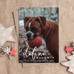 Cartes Pour Fêtes Annuelles Drôle de Noël pour animaux désobéissants