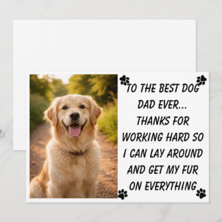 Cartes Pour Fêtes Annuelles Drôle de papa d'animal pour la fête des pères | Ch