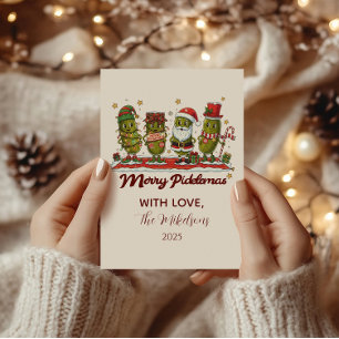 Cartes Pour Fêtes Annuelles Drôle de Picklemas Noël joyeux