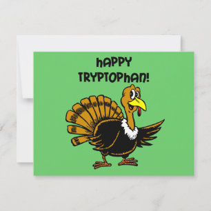 Cartes Pour Fêtes Annuelles Drôle dinde de vacances