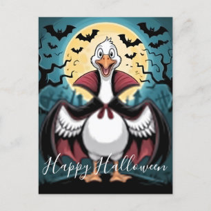 Cartes Pour Fêtes Annuelles Drôle d'oie vampire Halloween