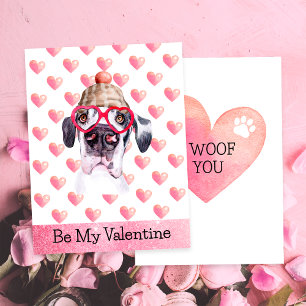 Cartes Pour Fêtes Annuelles Drôle Grand Danois Je T'aime Toi Chien Saint Valen