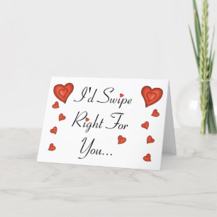 Cartes Pour Fêtes Annuelles Drôle, j'essuyerais le bon pour vous Valentines