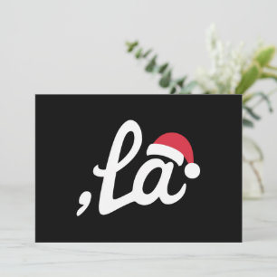 Cartes Pour Fêtes Annuelles Drôle Kamala Harris 2024 Virgule La Noël