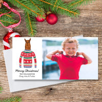 Drôle Llama laide moche de Noël Sweat personnalisé