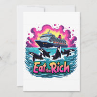 Drôle Mignonne Orca Baleine Mange Rich