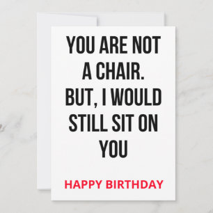Cartes Pour Fêtes Annuelles Drôle Naughty Dirty Happy Birthday Card