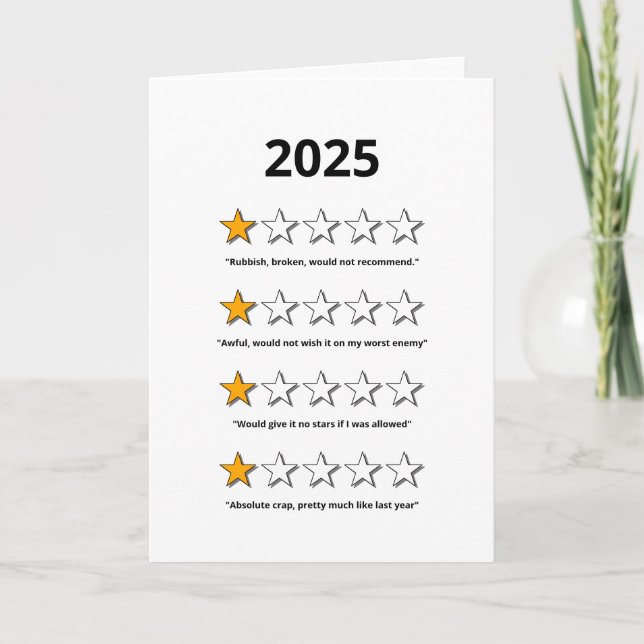 Cartes Pour Fêtes Annuelles Drôle Ne Recommanderait Pas De Pandémie (Devant)