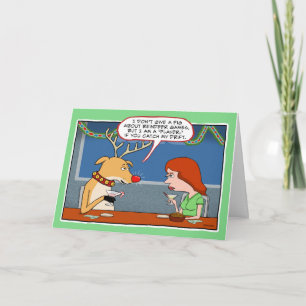 Cartes Pour Fêtes Annuelles Drôle Noël des rennes ivres