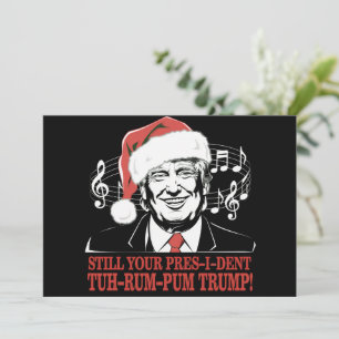 Cartes Pour Fêtes Annuelles Drôle Noël Président Trump Pyjamas Vilains Noël