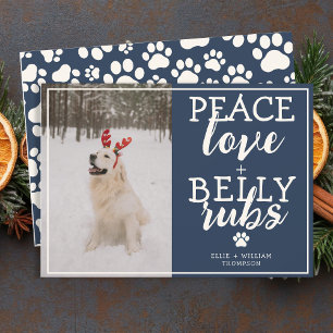 Cartes Pour Fêtes Annuelles Drôle photo de chien personnalisez photo de Noël b