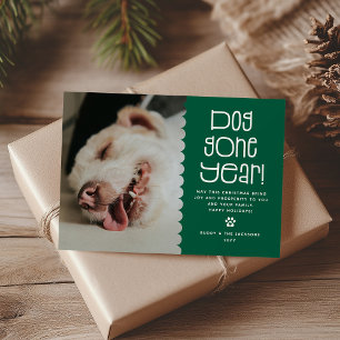 Cartes Pour Fêtes Annuelles Drôle photo de l'année pour les animaux 'Disparu l