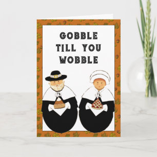 Cartes Pour Fêtes Annuelles Drôle Thanksgiving