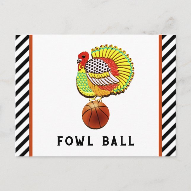 Cartes Pour Fêtes Annuelles Drôle Thanksgiving (Devant)