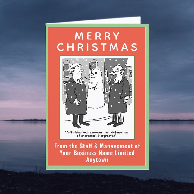 Cartes Pour Fêtes Annuelles Drôle thème juridique avec QR Code Noël (Créateur téléchargé)