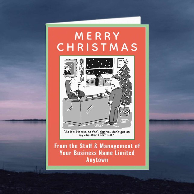 Cartes Pour Fêtes Annuelles Drôle Thème juridique et droit Noël (Créateur téléchargé)