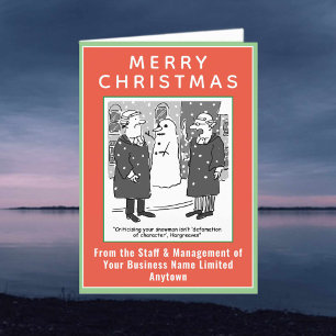 Cartes Pour Fêtes Annuelles Drôle Thème juridique et droit Noël