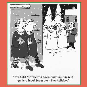 Cartes Pour Fêtes Annuelles Drôle Thème juridique et droit Noël